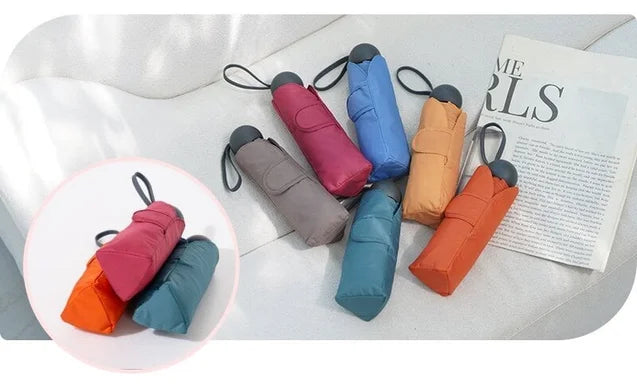 【ROLLS mini 】 ミニマム＆形状記憶。手を濡らさずに仕舞える折り畳み傘