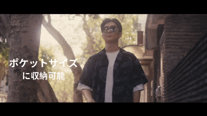 【ROLLS mini 】 ミニマム＆形状記憶。手を濡らさずに仕舞える折り畳み傘